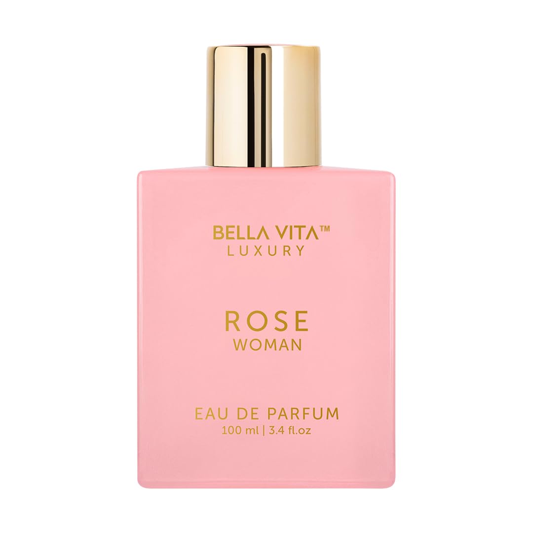 Luxury Rose Eau de Parfum for Women – Floral Peach, Jasmine & Musk, 100ml