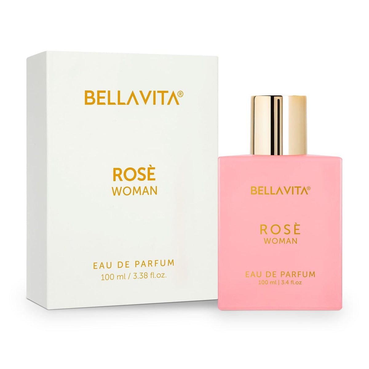 Luxury Rose Eau de Parfum for Women – Floral Peach, Jasmine & Musk, 100ml