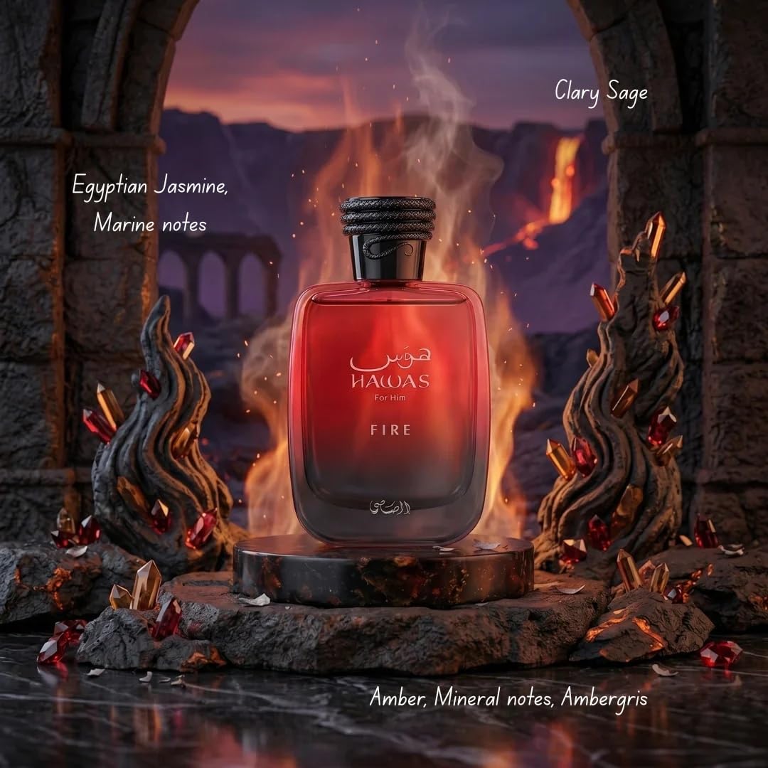 Rasasi Hawas Eau de Parfum for Men – 100ml / 3.4oz