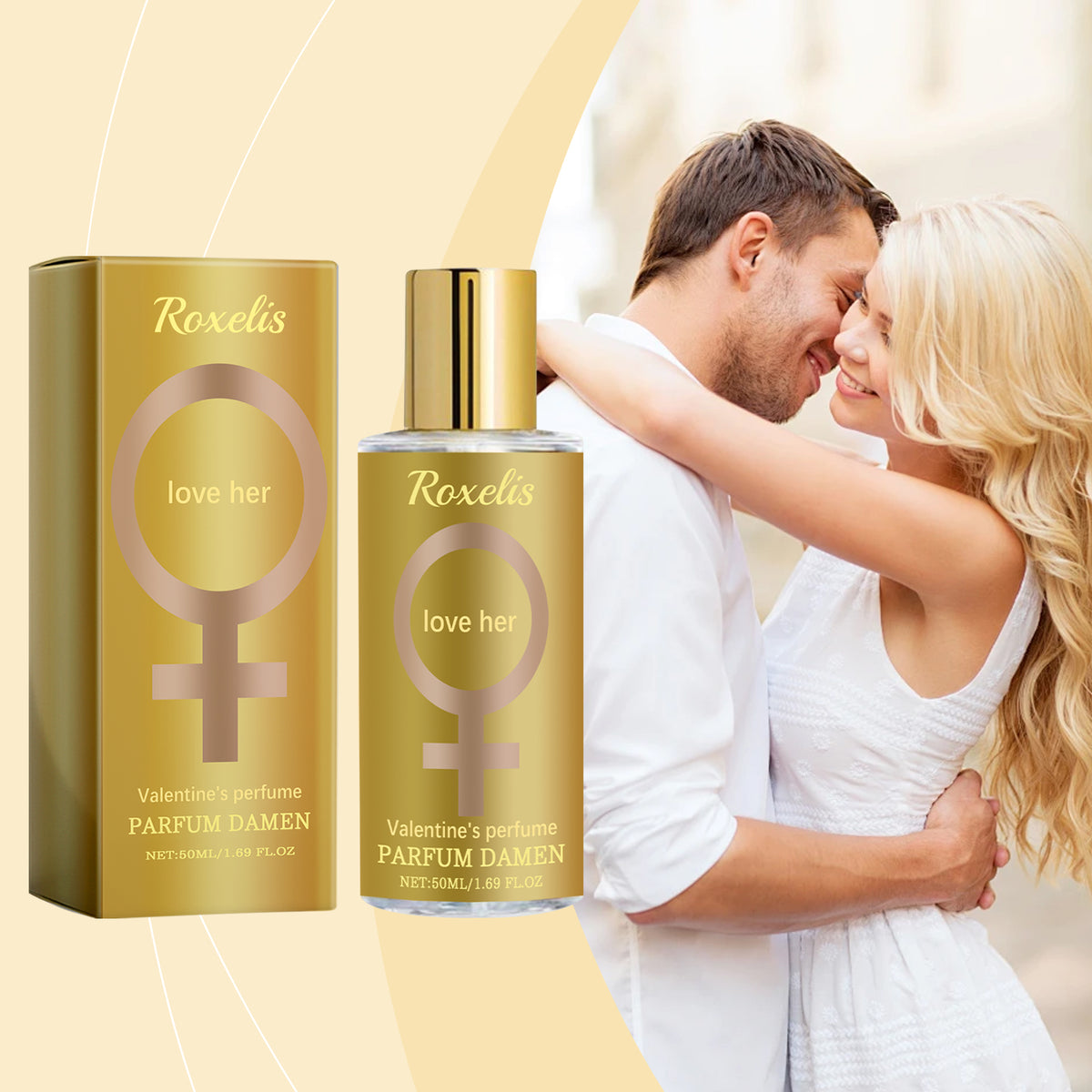 Roxelis Valentine's Day Women’s Fragrance – Light, Fresh & Romantic Perfume