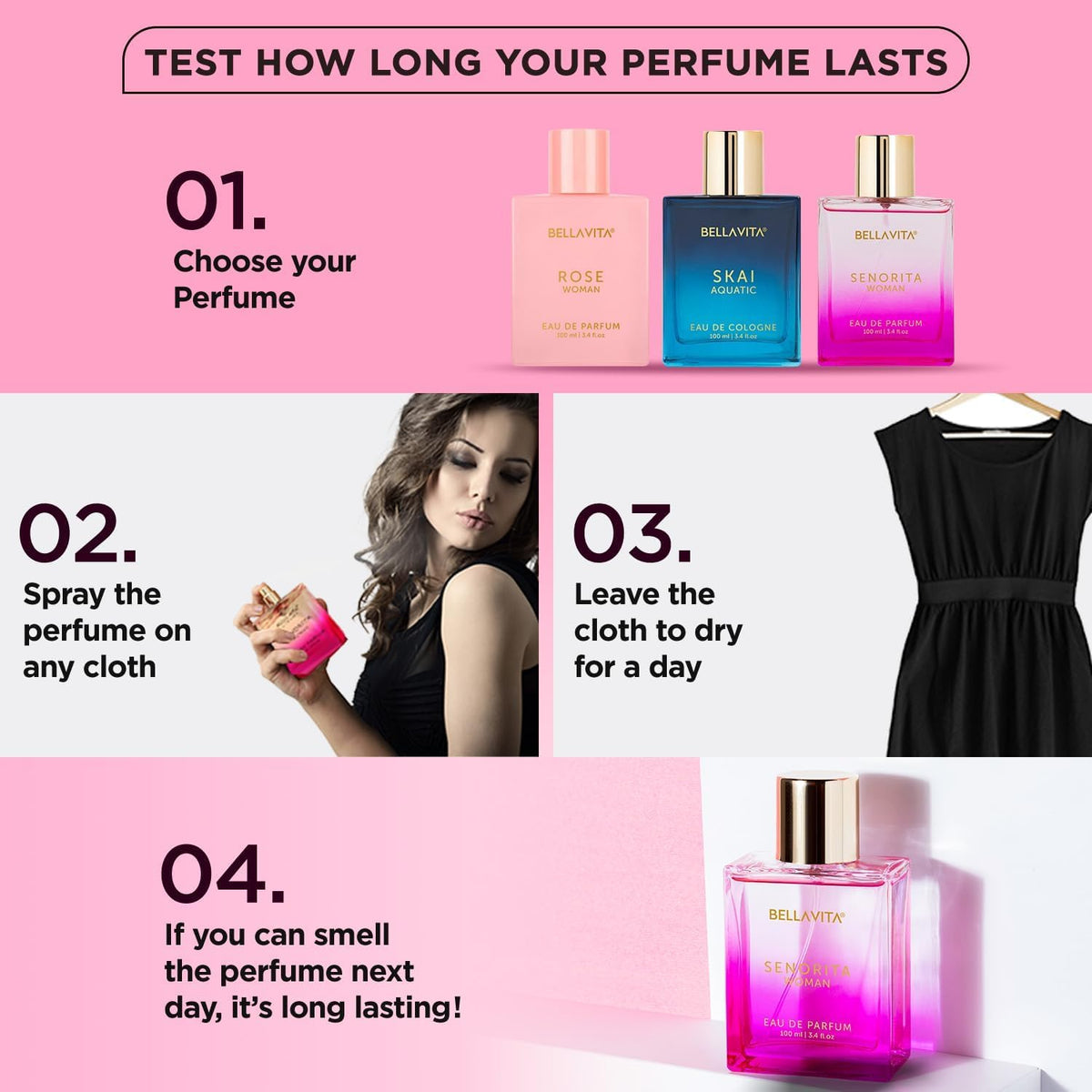 Bellavita Señorita Eau de Parfum for Women – 100ml