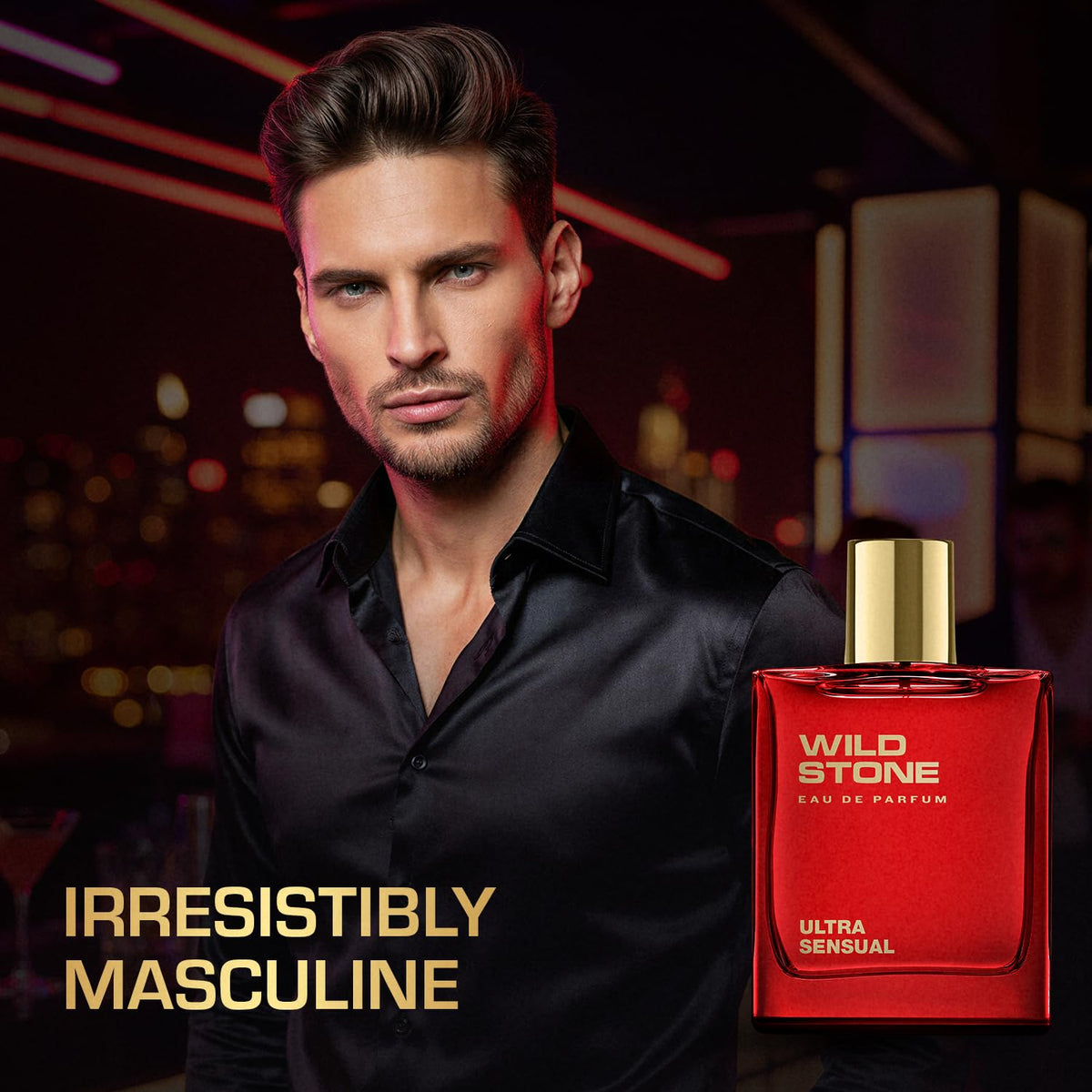 Wild Stone Ultra Sensual Eau de Parfum for Men – 3.38oz / 100ml