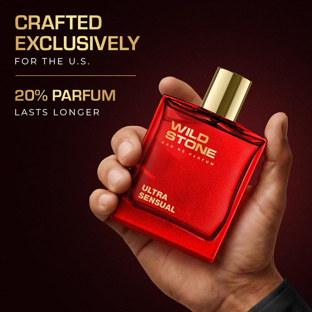 Wild Stone Ultra Sensual Eau de Parfum for Men – 3.38oz / 100ml