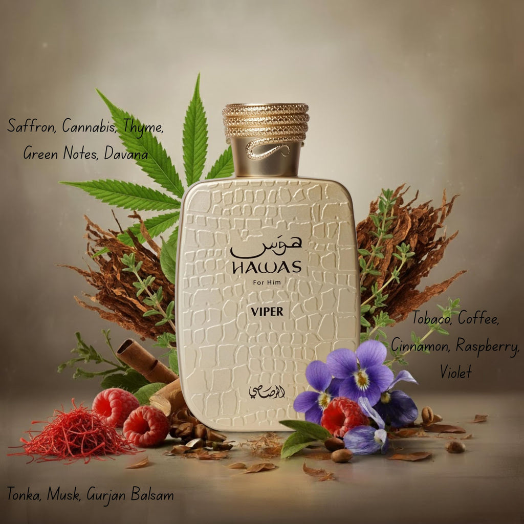 Rasasi Hawas Eau de Parfum for Men – 100ml / 3.4oz