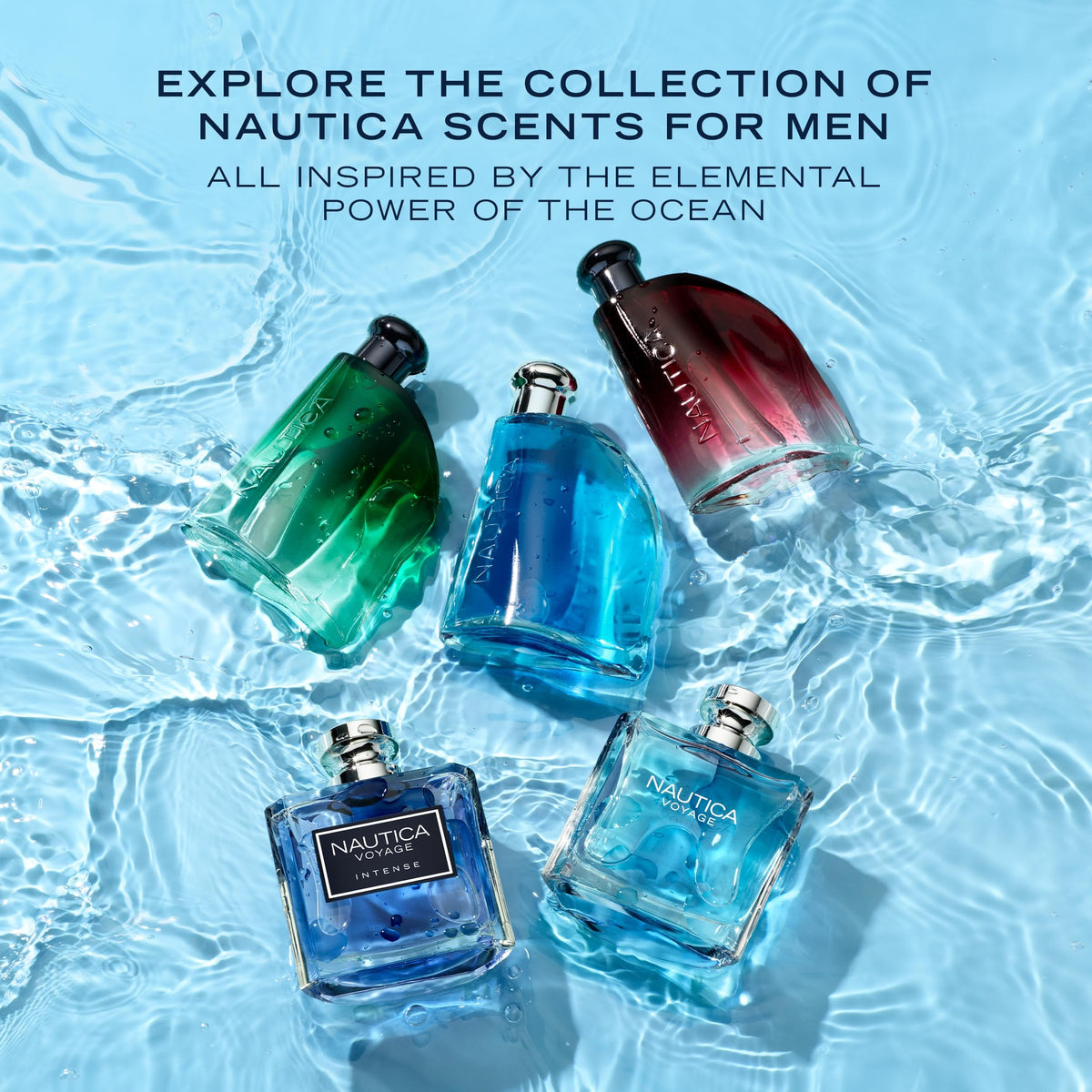 Fresh Aquatic Cologne for Men – Apple, Cedarwood & Musk, Long-Lasting 3.3oz