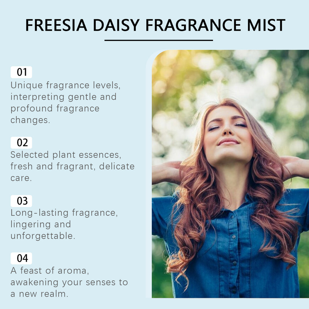 Roxelis Freesia Daisies Romantic Body Fragrance for Women – Light & Long-Lasting