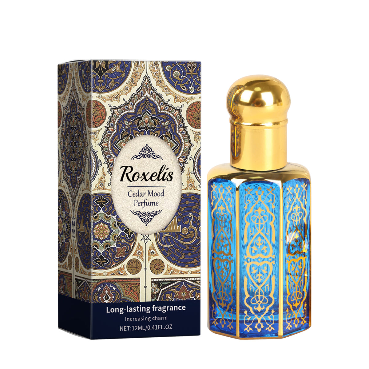 Roxelis Cedar Arabian Fragrance – Mild Frankincense & Nutmeg Cologne